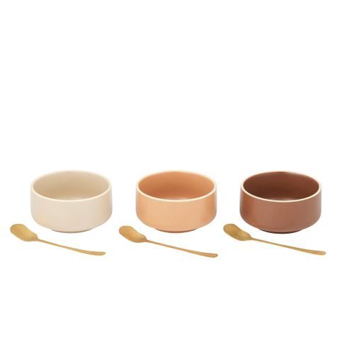 Paxton 2pc Bowl w/Spoon 10x5cm 3 Asst