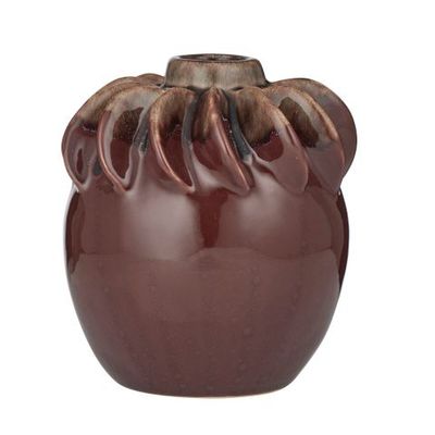 Chianti Ceramic Vase 15.5x18cm Russet