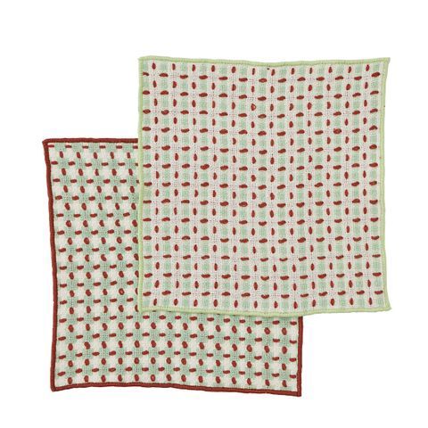 Kit S/2 Recycled Cott Dishcloth 25cm Sge
