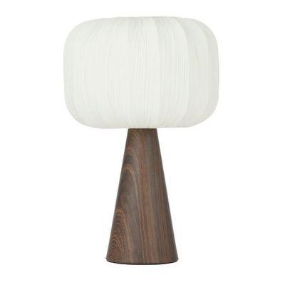Havana Wood Look Lamp 30x46cm Walnut/Iv