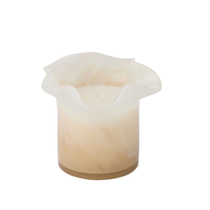 Lottie 5% Glass Candle 12x10cm Caramel