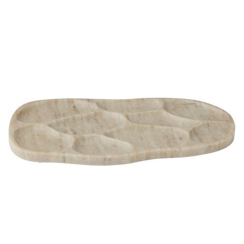 Leone Marble Divided Tray 24x40cm Beige