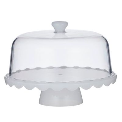 Cibo Acrylic 2-in-1 Server 30x15.5cm Wht