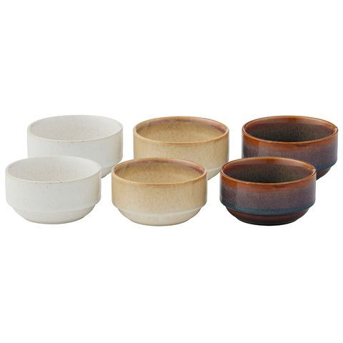 Vail S/6 Cer Cond Dish 8x3.5cm Natural