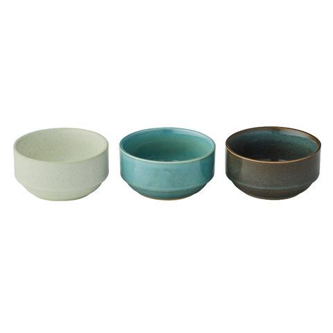 Vail S/3 Ceramic Bowl 10x5cm Ocean