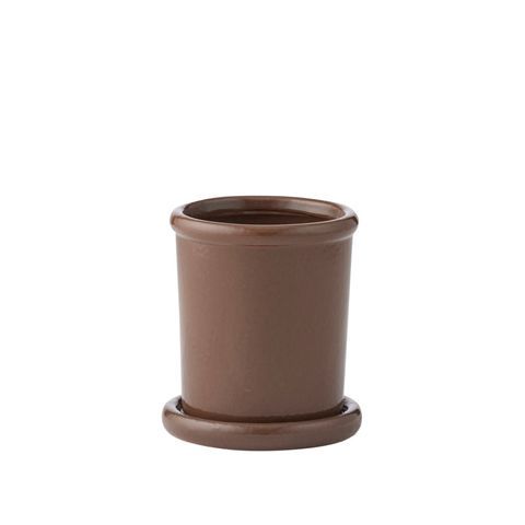 Andromeda Ceramic Pot 12.5x14cm Cocoa