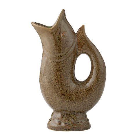 Pescado Ceramic Jug 19x9x31.5cm Olive