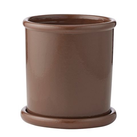 Andromeda Ceramic Pot 24x22.5cm Cocoa