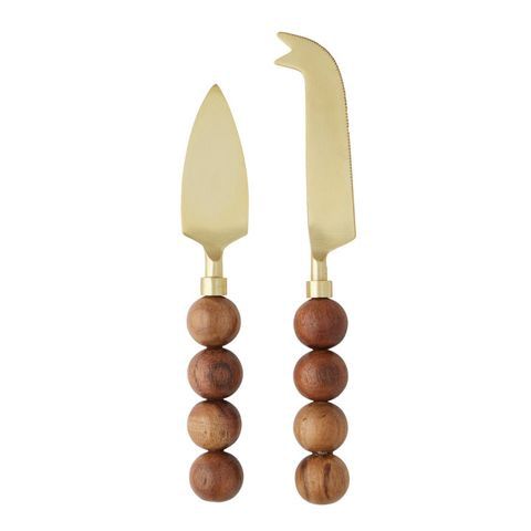 Adler S/2 S/S/Wood Cheese Knives 20.5cm