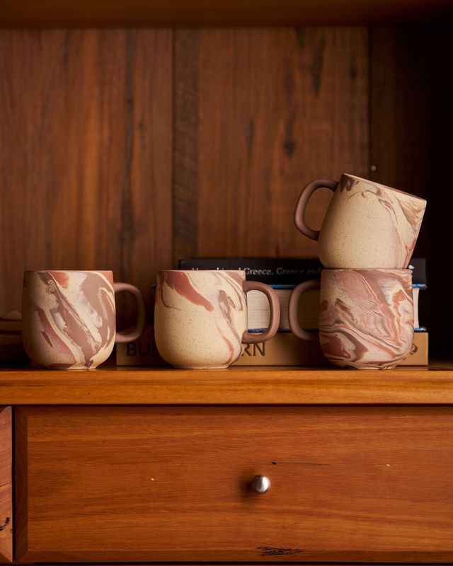 MUG 4PK - TERRA JUMBLE MUGS