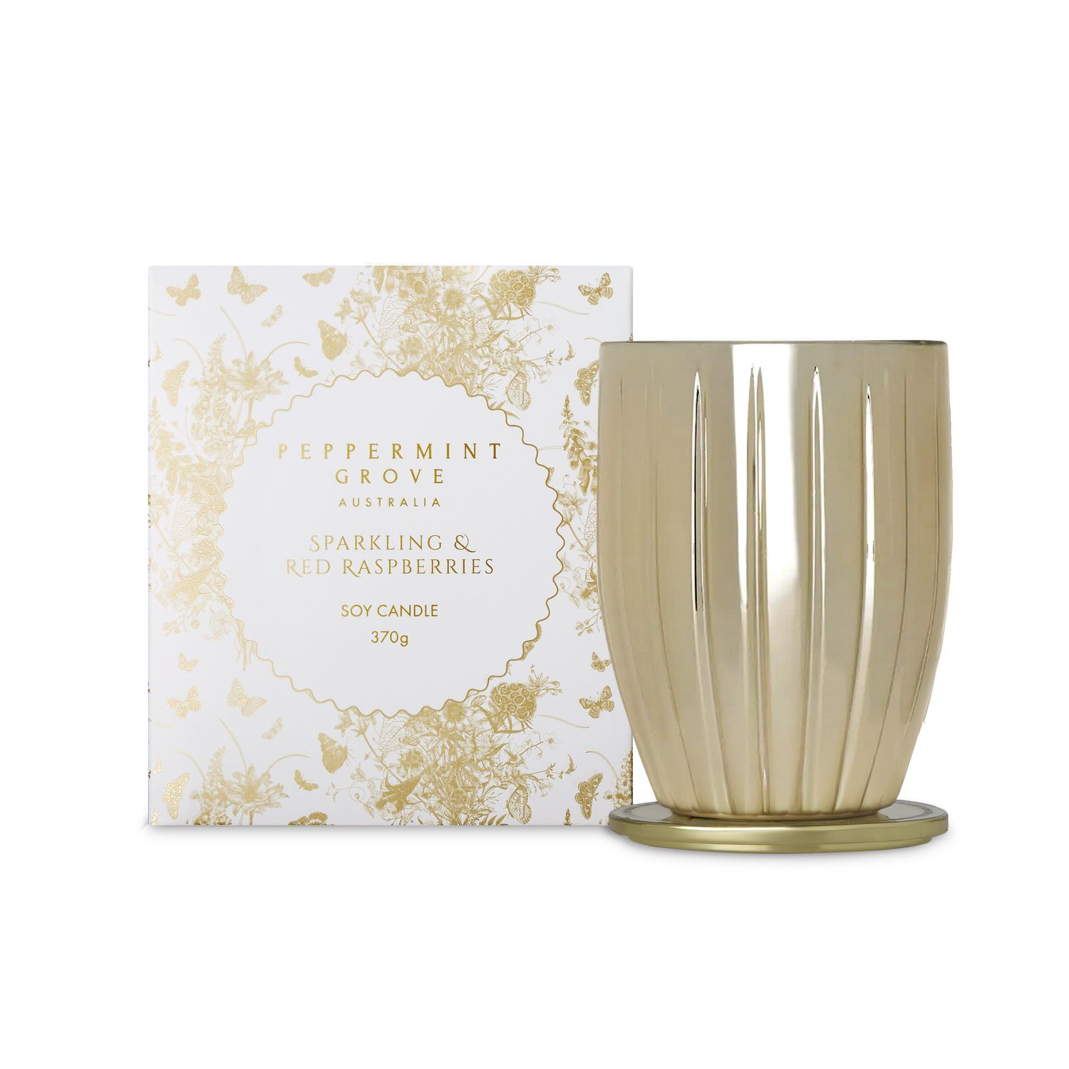 PGA Candle 370g - Sparkling &amp; Red Raspberries (Xmas 2026)