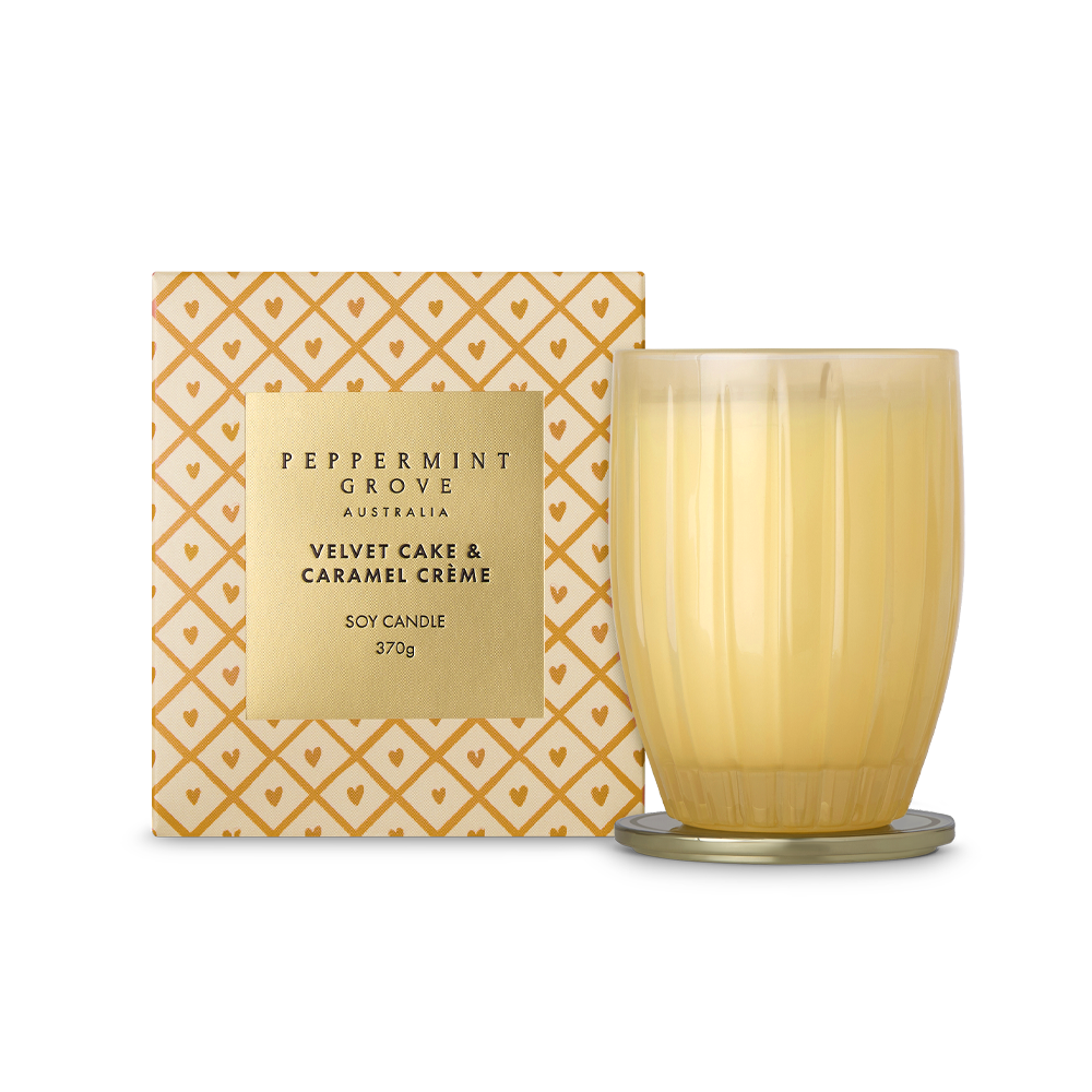 PGA Candle 370g - Velvet Cake &amp; Caramel Creme (Ltd Edn 2026)
