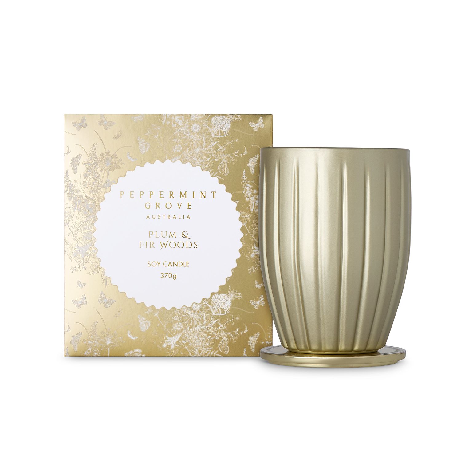 PGA Candle 370g - Plum &amp; Fir Woods (Xmas 2026)