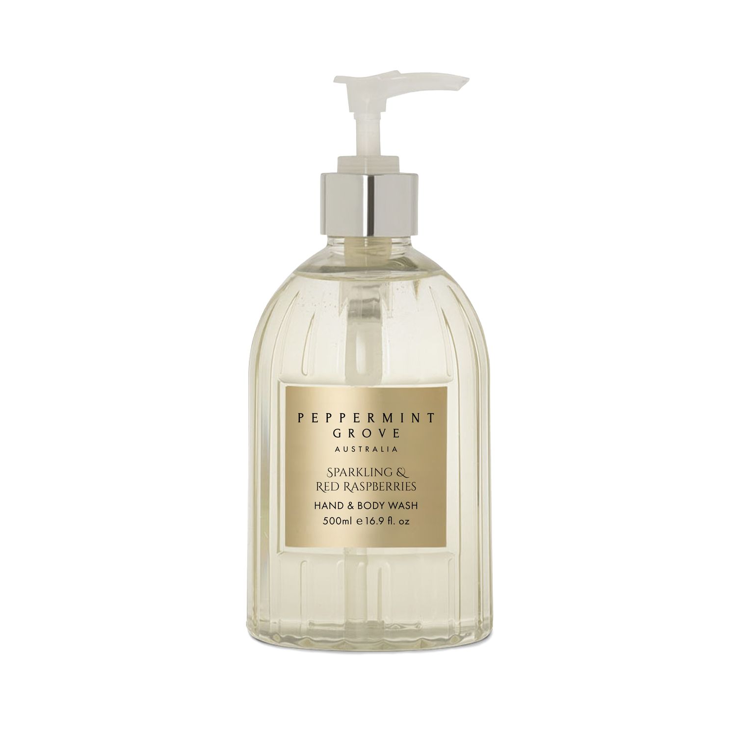 PGA Hand &amp; Body Wash 500ml - Sparkling &amp; Red Raspberries (Xmas 2026)