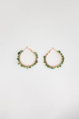 Malika Earrings - Sage