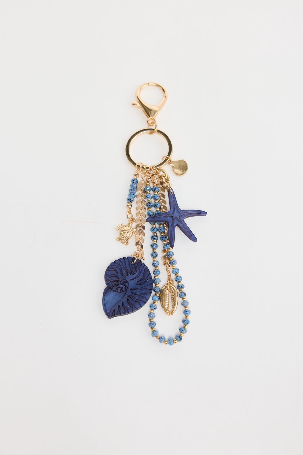 Starfish Keyring - Blue