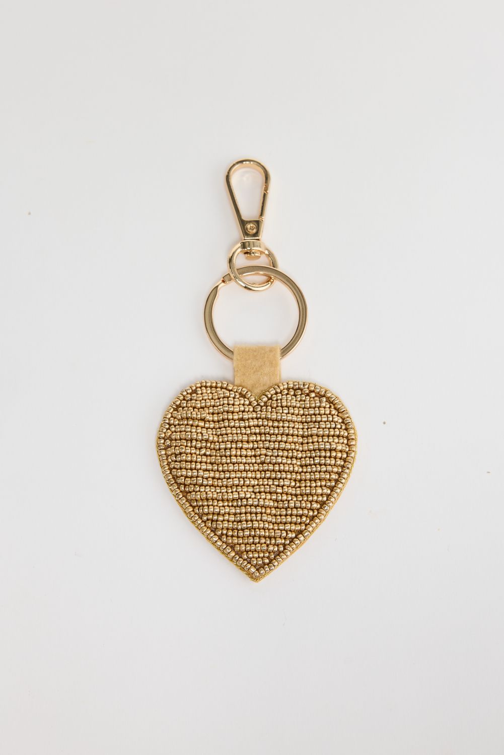 Heart Keyring - Gold