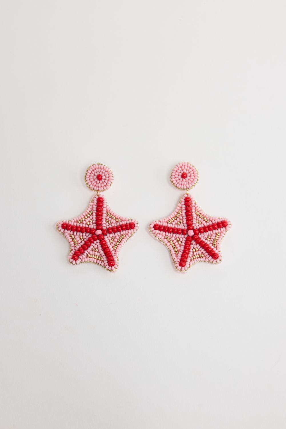 Starfish Earrings - Pink