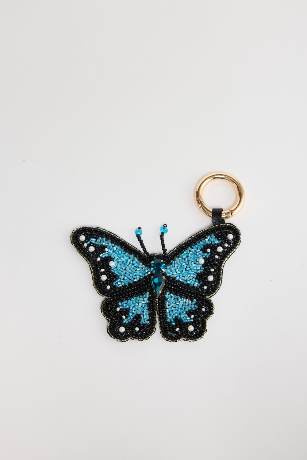 Butterfly Keyring - Blue