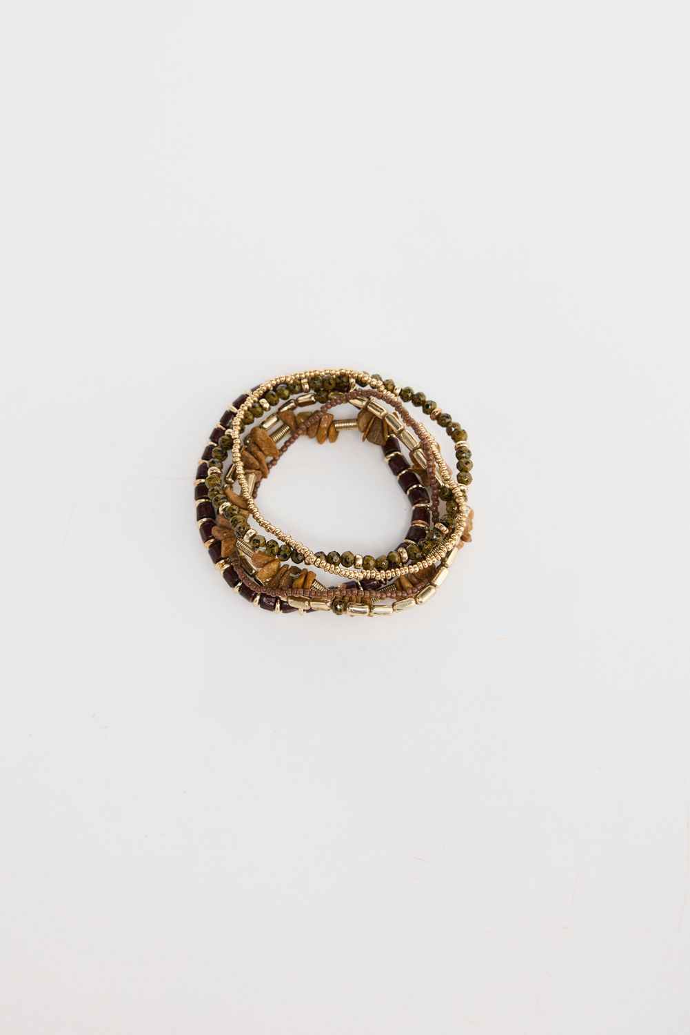 Solidarity Stack Bracelet - Natural