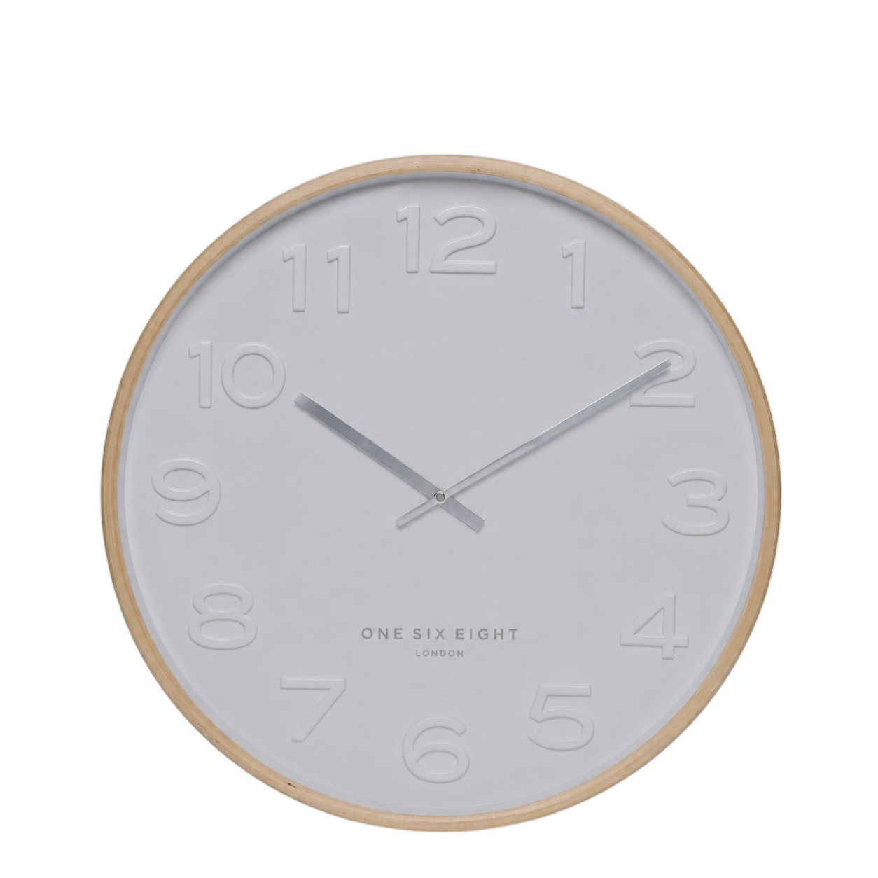 BELLA White 41cm Silent Wall Clock