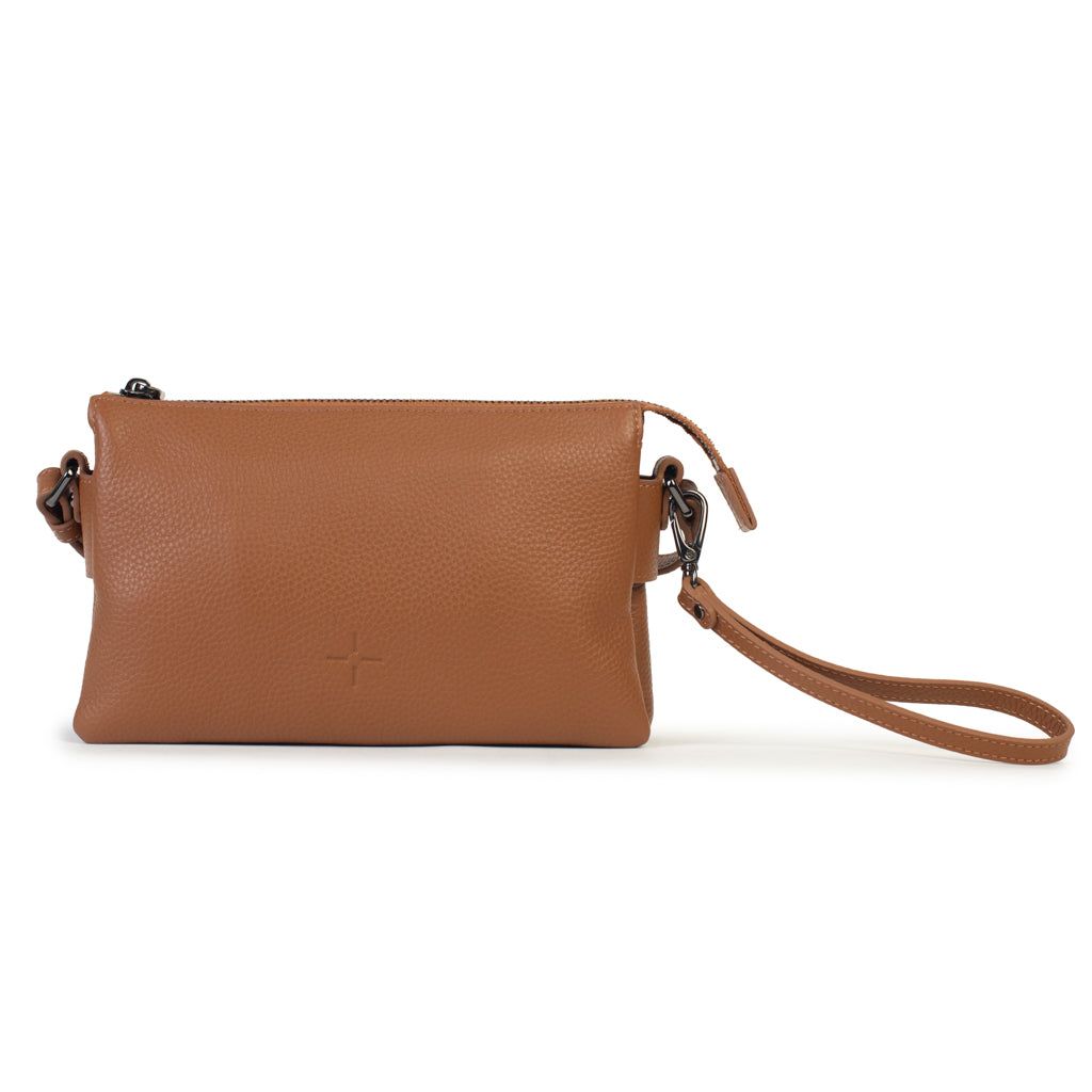 Helena Crossbody Pebbled Black