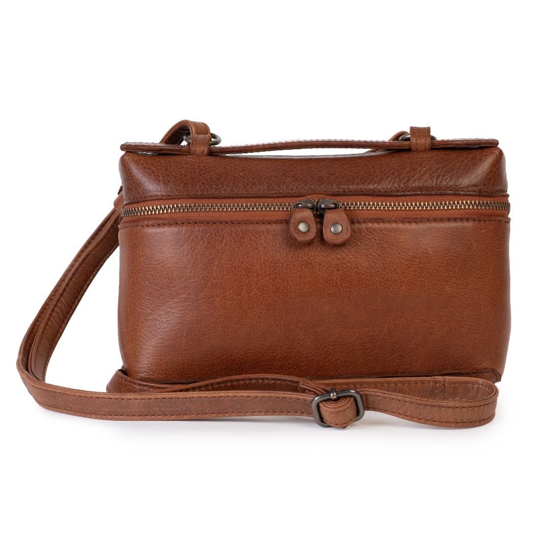 Heidi Crossbody Clutch Walnut