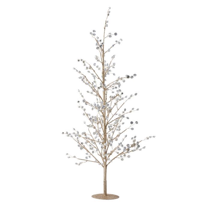 Jewel Droplet Tree 76cm PE/Met Slv/Gld