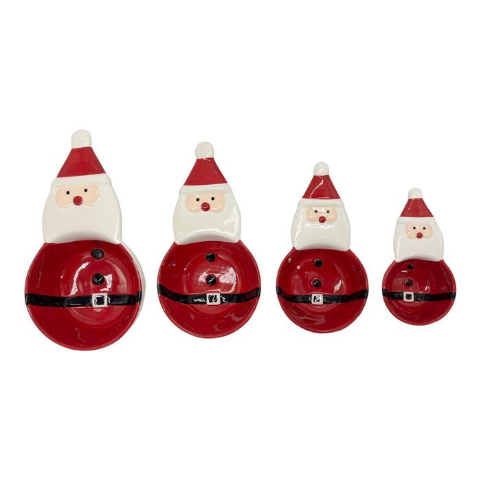 Santa S/4 Measuring Cups 19x10x5cm Red
