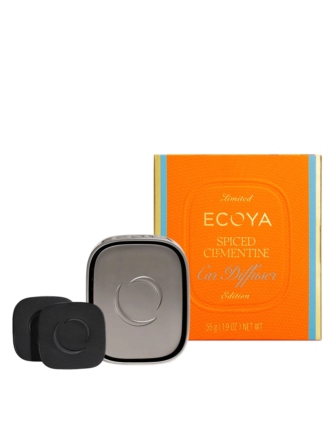 ECOYA Spiced Clementine Car Diffuser Set