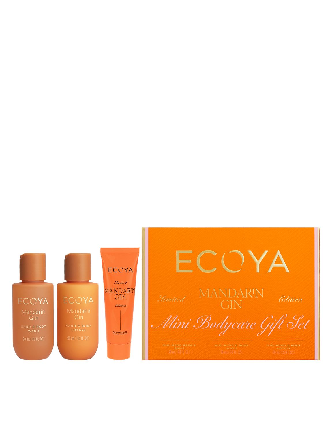 ECOYA Mandarin Gin Mini Bodycare Set