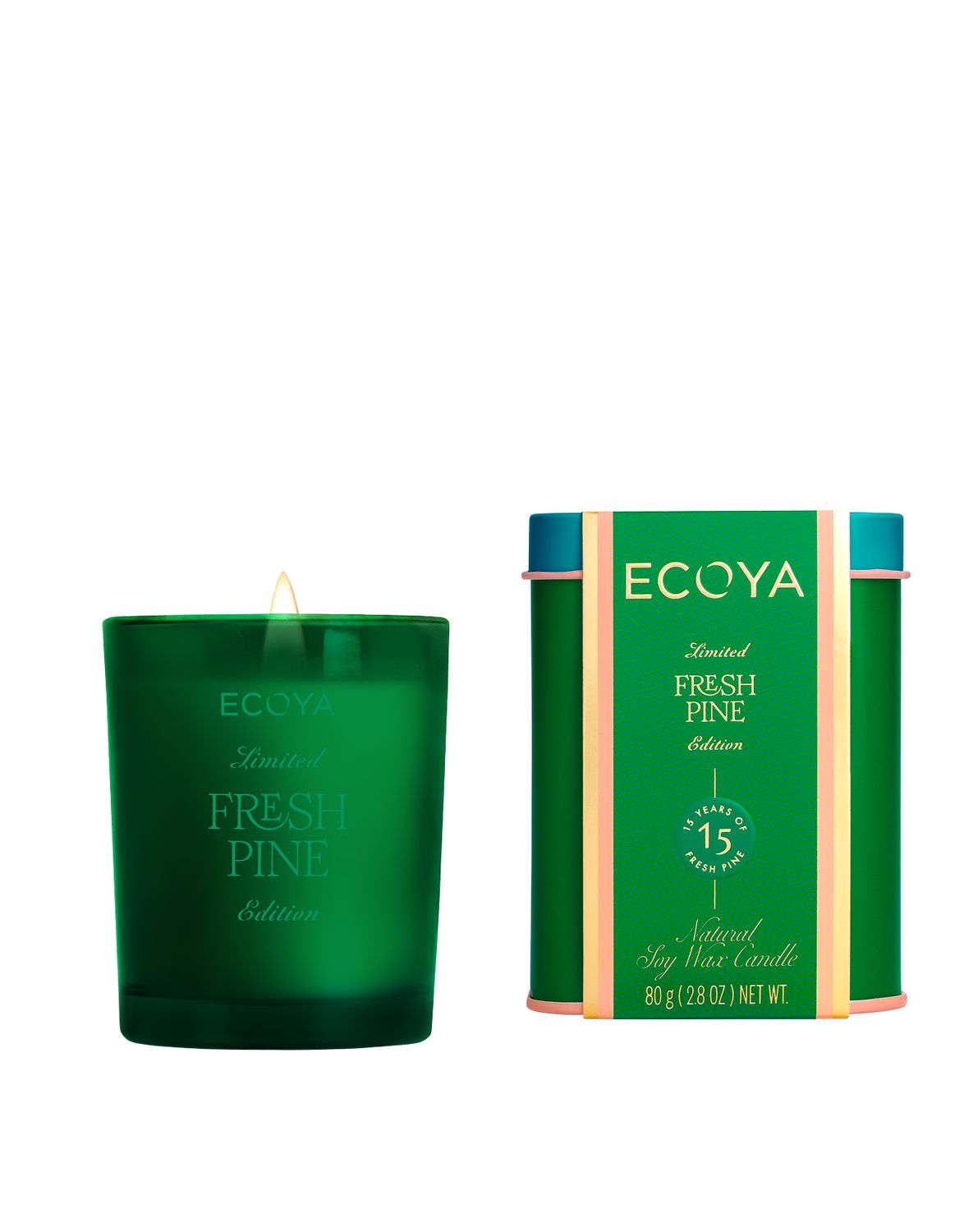 ECOYA Fresh Pine Mini Madison Candle 80g