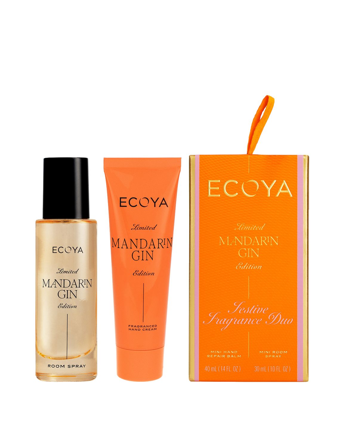 ECOYA Mandarin Gin Festive Fragrance Duo
