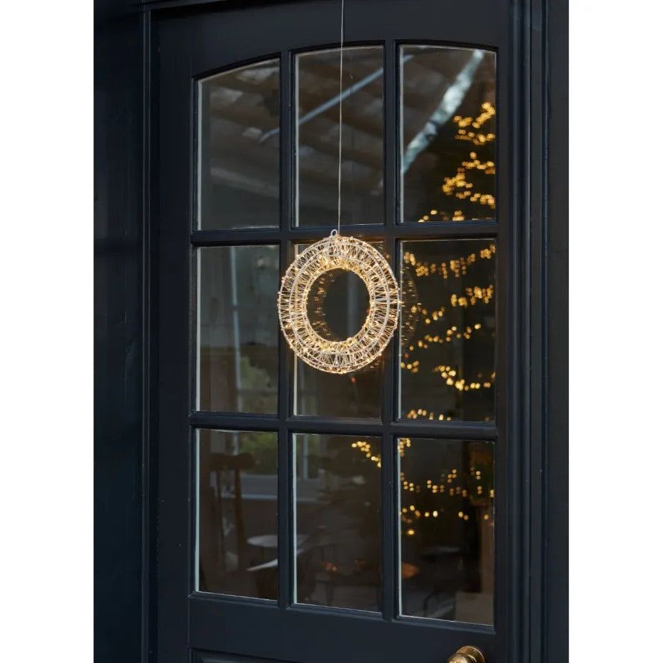 Galaxy Wreath Dual Powered 15cm - Silver