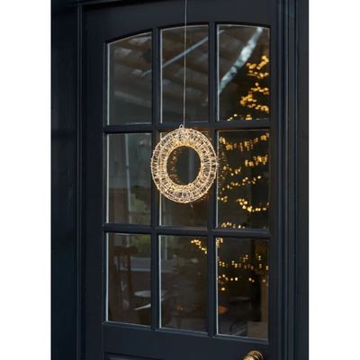 Galaxy Wreath Dual Powered 15cm - Silver