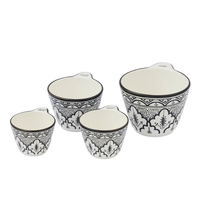 Aleah Ceramic S/4 Measure Cups 12x10x7cm