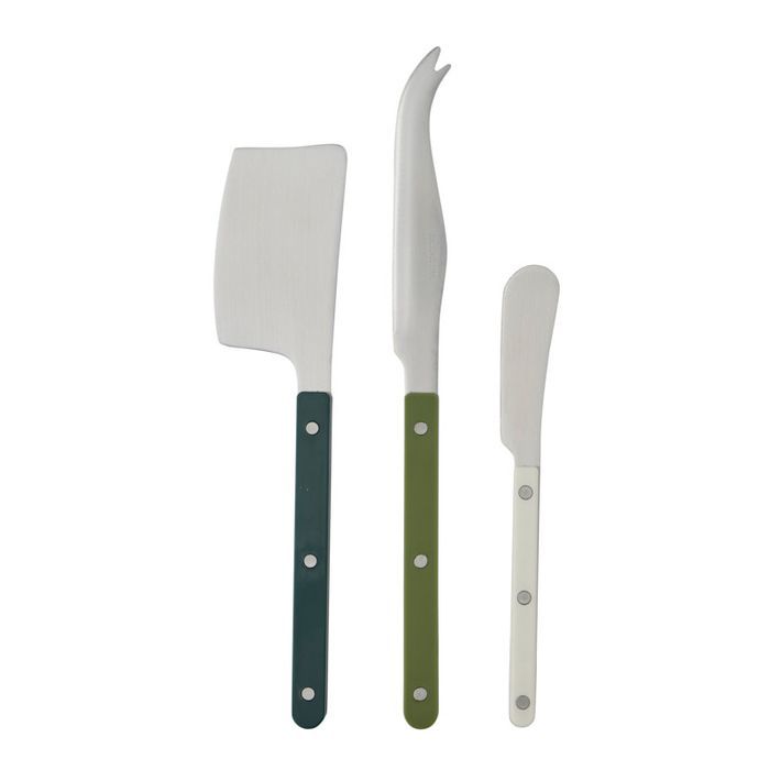 Remy 3pc S/S Cheese Knife Set 23cm Green