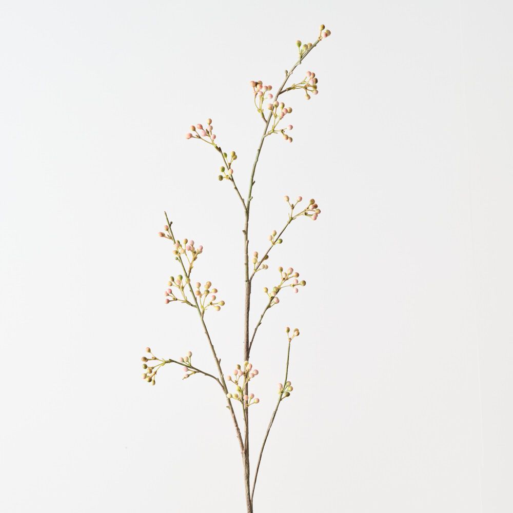 Anise Berry Spray Pink Green 114cm