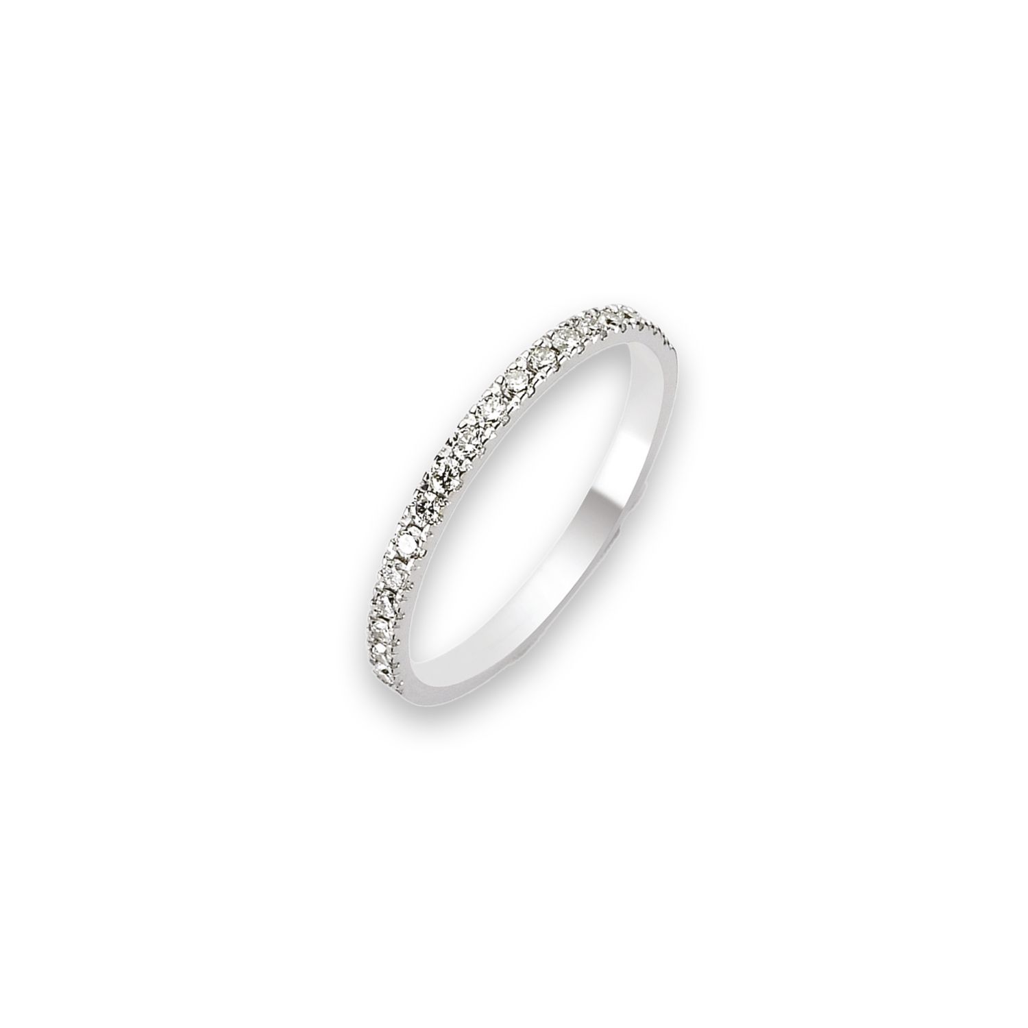 Ring 14kt hvidguld