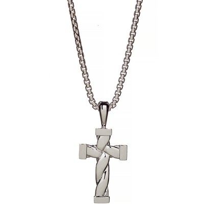 Twisted Cross Necklace