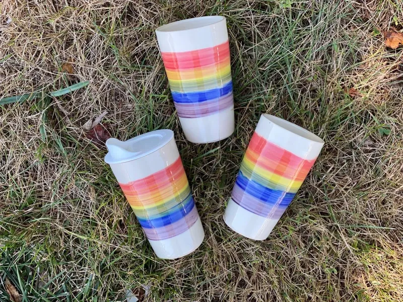 Pride tumbler with lid