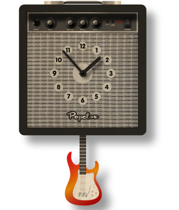 GUITAR AMP PENDULUM CLOCK