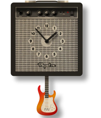 GUITAR AMP PENDULUM CLOCK