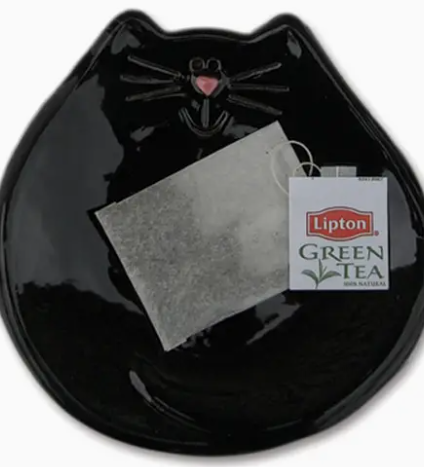 5&quot; CAT DISH BLK 