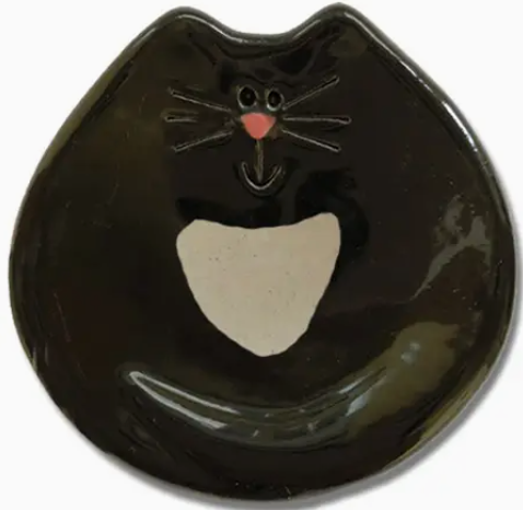 5&quot; CAT DISH TUXEDO 