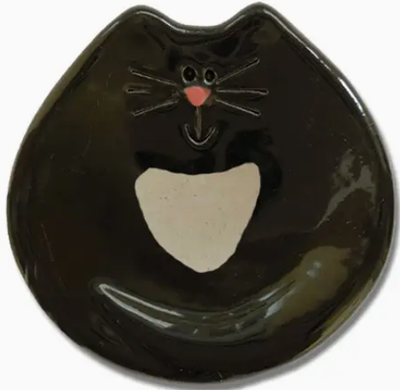 5&quot; CAT DISH TUXEDO 