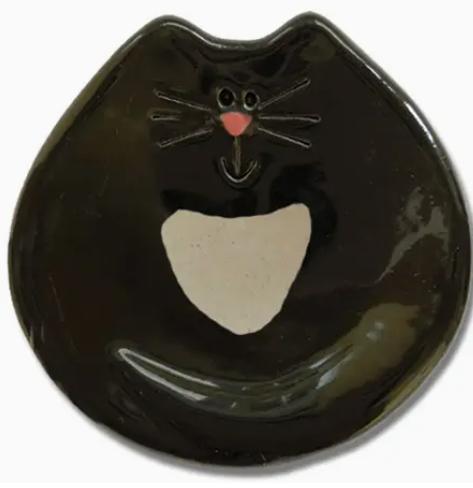 3&quot; CAT DISH TUXEDO 