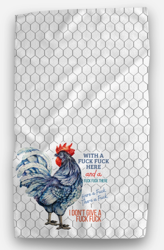 WITH A FUCK FUCK HERE WAFFLE TOWEL