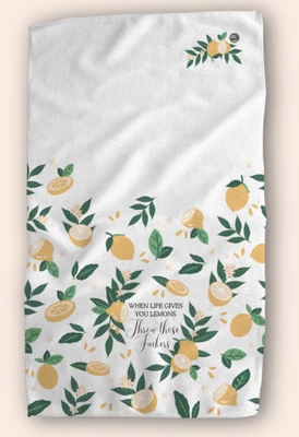 WHEN LIFE GIVES LEMONS WAFFLE TOWEL