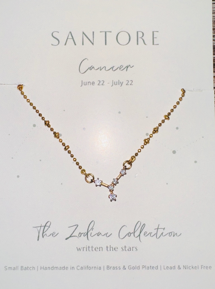 ZODIAC NECKLACE CANCER